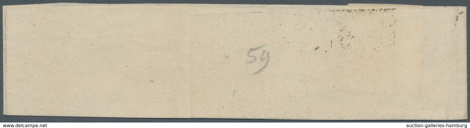 Österreich: 1859, (1,05 Kreuzer) Tiefdunkellila Zeitungsmarke, Type II, Farbfrisch, Allseits Breit- - Unused Stamps