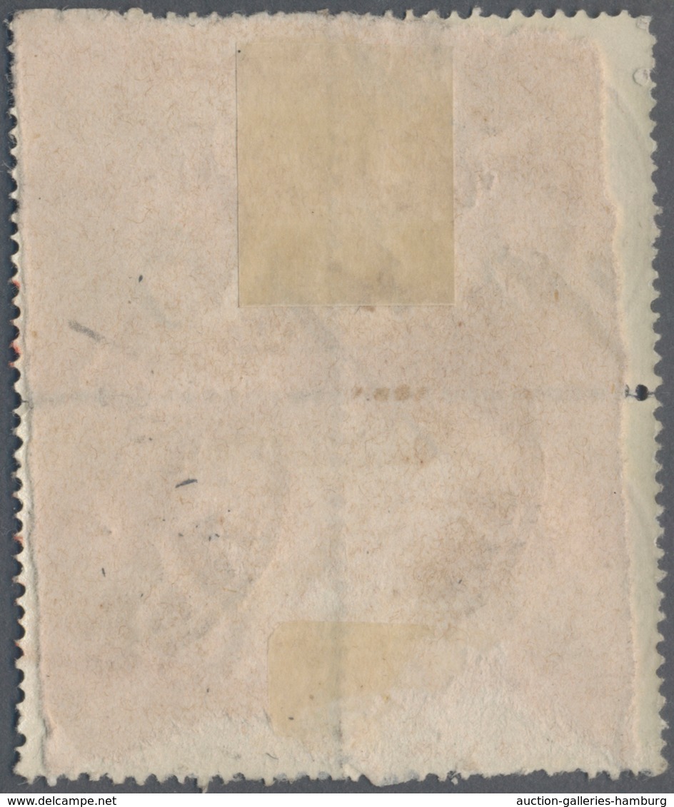 Österreich: 1860, 5 Kr. Rot, Farbfrischer Und Gut Gezähnter 4er-Block (rs. Großflächig Papierreste), - Ungebraucht
