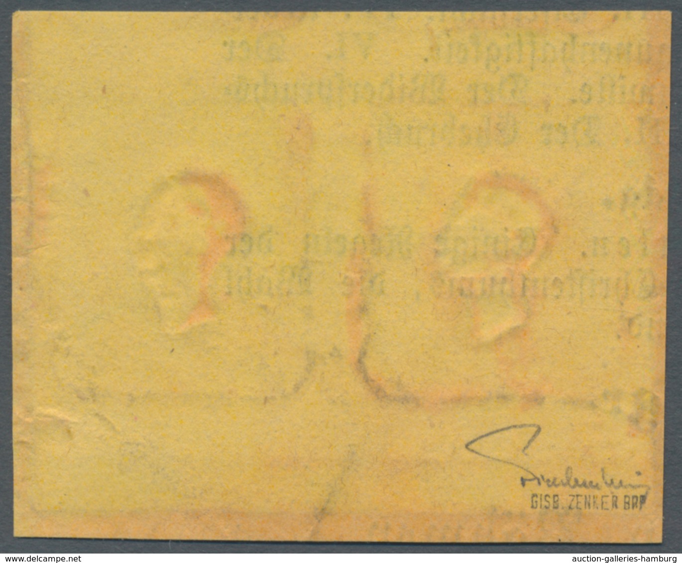 Österreich: 1861, (1,05 Kreuzer) Grau Zeitungsmarke, Waagerechtes Paar Vom Unteren Bogenrand Mit Kom - Unused Stamps