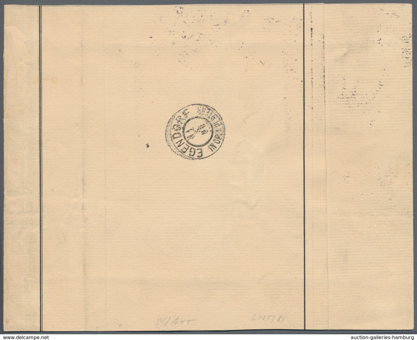 Österreich: 1867, (1 Kr) Merkurkopf Zeitungsmarke, Partie mit 4 verschiedenen Einzelfrankaturen auf