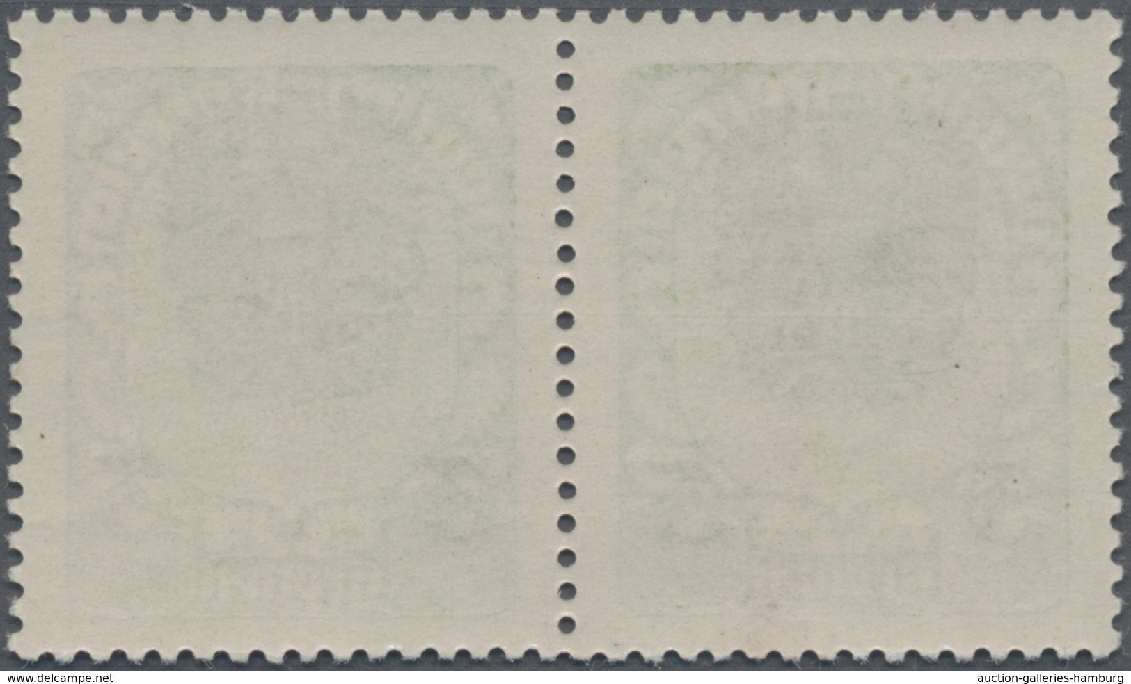 Österreich: 1921, Freimarken Wappen, 3 Kr. Gelblichgrün/schwarz Im Waagerechten Paar, Beide Werte Mi - Nuovi