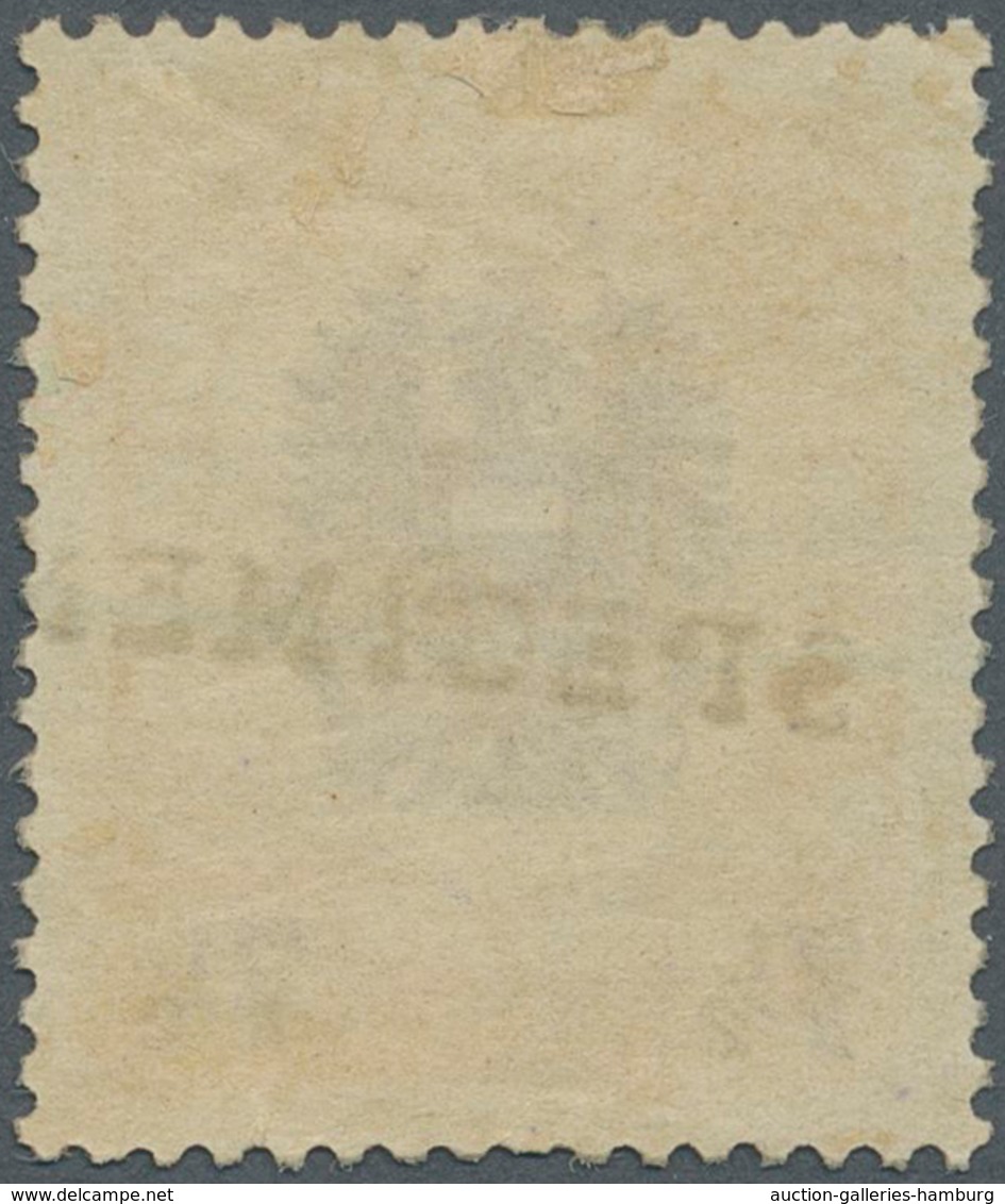 Österreich: 1921, Freimarken Wappen, 7½ Kr. Dunkelorangegelb/lebhaftsiena Mit "SPECIMEN"-Aufdruck Un - Ongebruikt