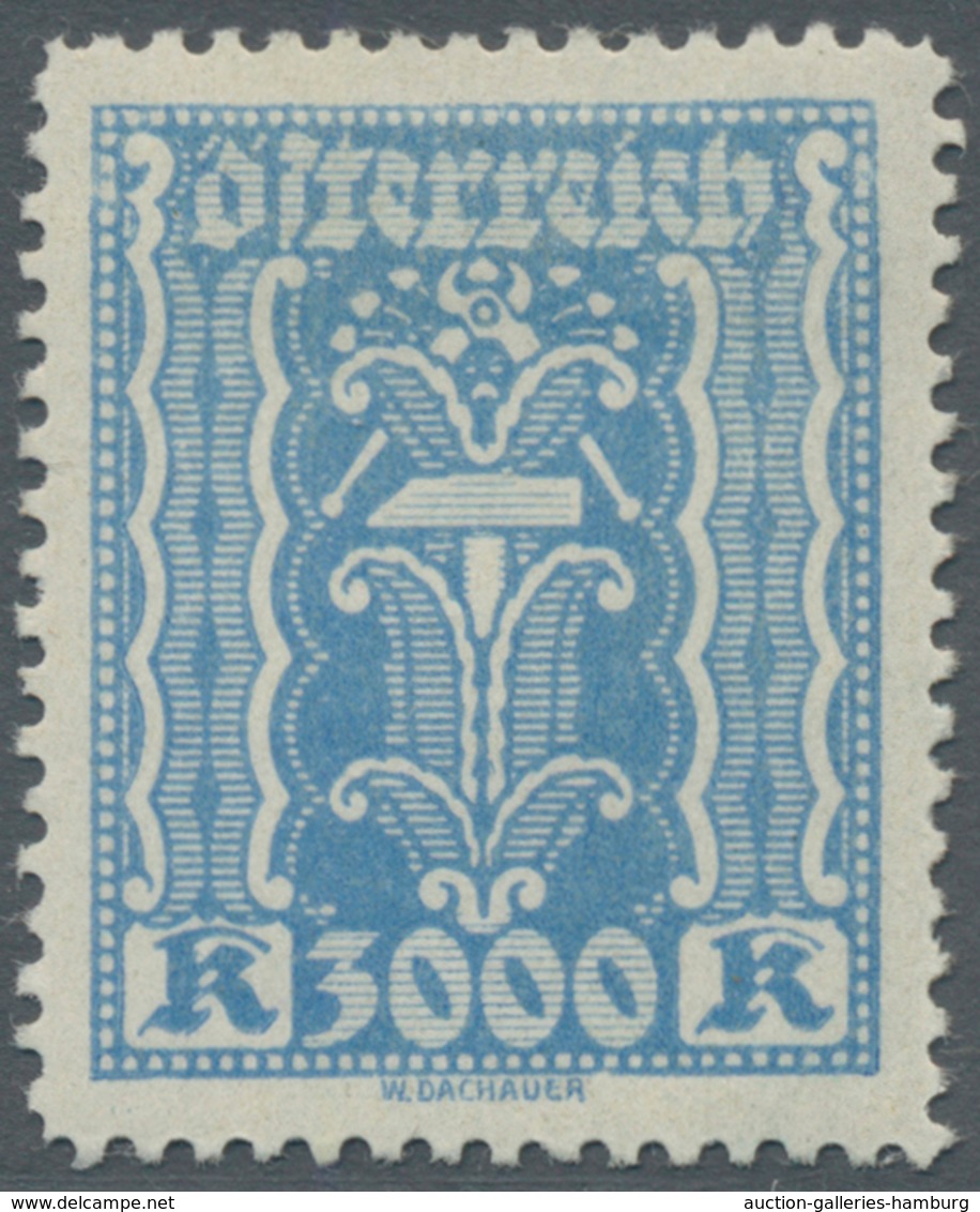 Österreich: 1922. Freimarken Landwirtschaft, Gewerbe, Industrie. 4 Werte zu 10 Kronen, 3 Werte zu 50