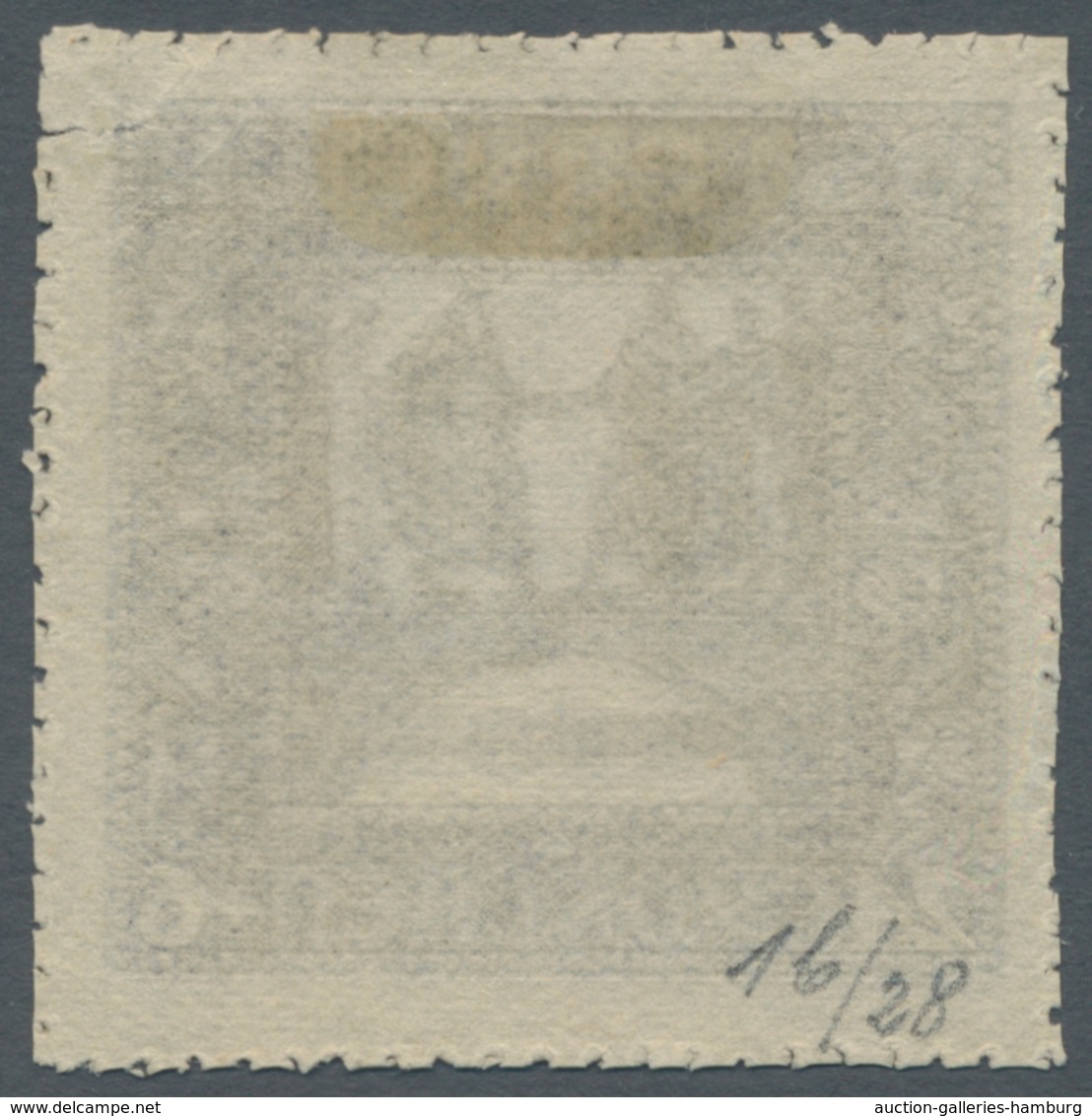 Österreich: 1926, 24 Gr. + 6 Gr. "Nibelungensage", Farbprobe In Schwärzlichgrauviolett Auf Ungummier - Unused Stamps