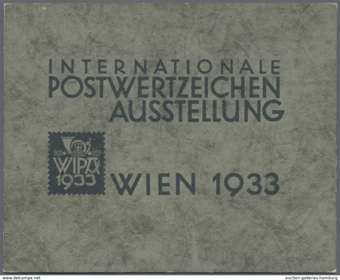 Österreich: 1933, Wipa-Block, Besonders Farbtiefer Luxus-Block, Postfrisch Mit Nur Minimalsten, Prak - Ungebraucht