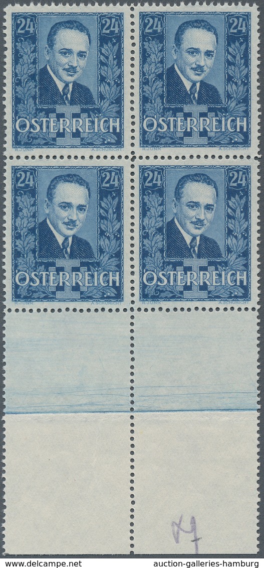 Österreich: 1934, 24 G Dollfuß Trauer In Allen 9 Abweichenden Imprimaturfarben Auf Ungummiertem Papi - Unused Stamps