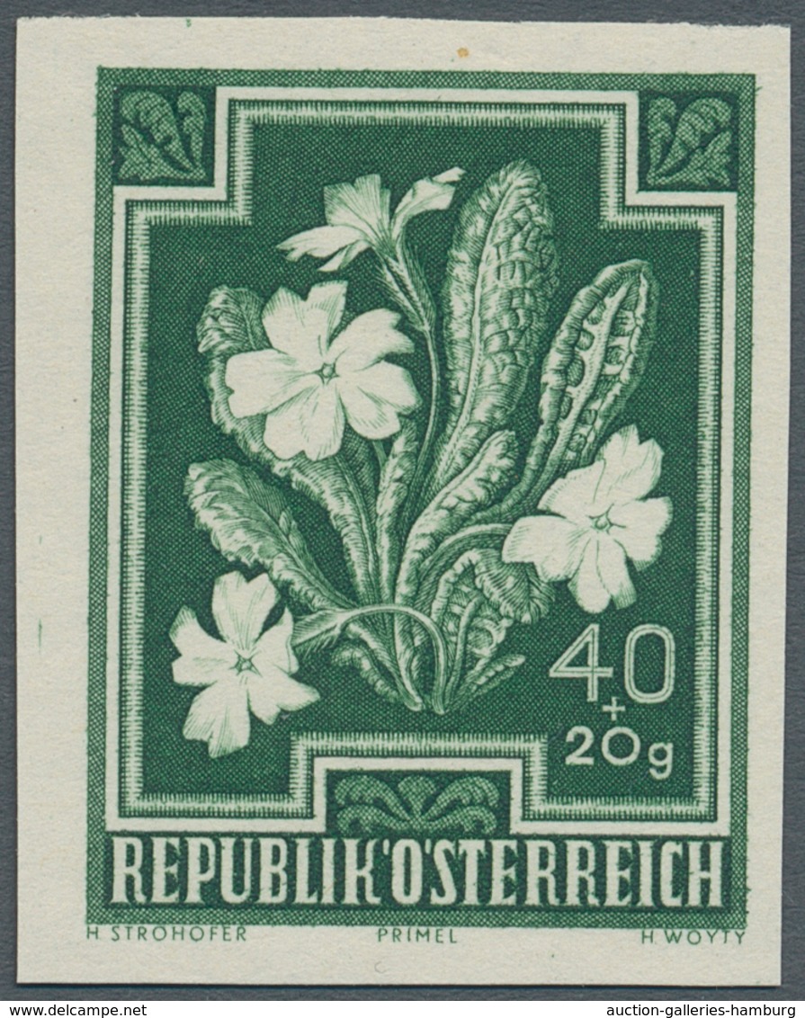 Österreich: 1948, 40 G Kissenprimel Für Den Anti-Tuberkulose-Fonds, Nur Stichtiefdruck Ungezähnt Ohn - Neufs