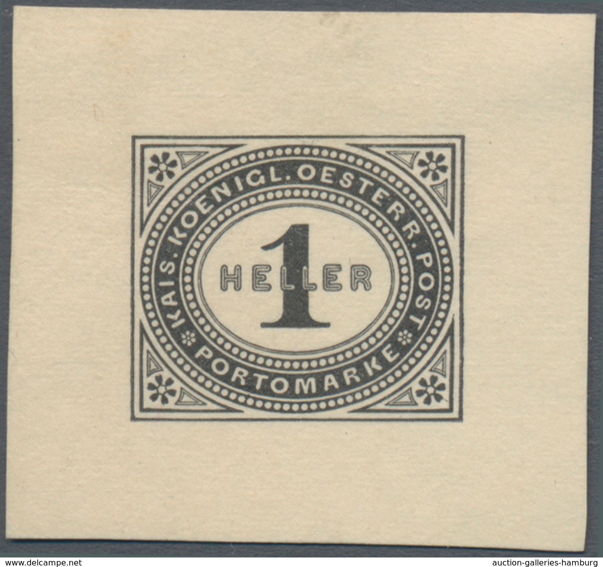 Österreich - Portomarken: 1899/1900, 1 H. Bis 100 H., Komplette Serie Von Zwölf Werten Je Als Einzel - Impuestos