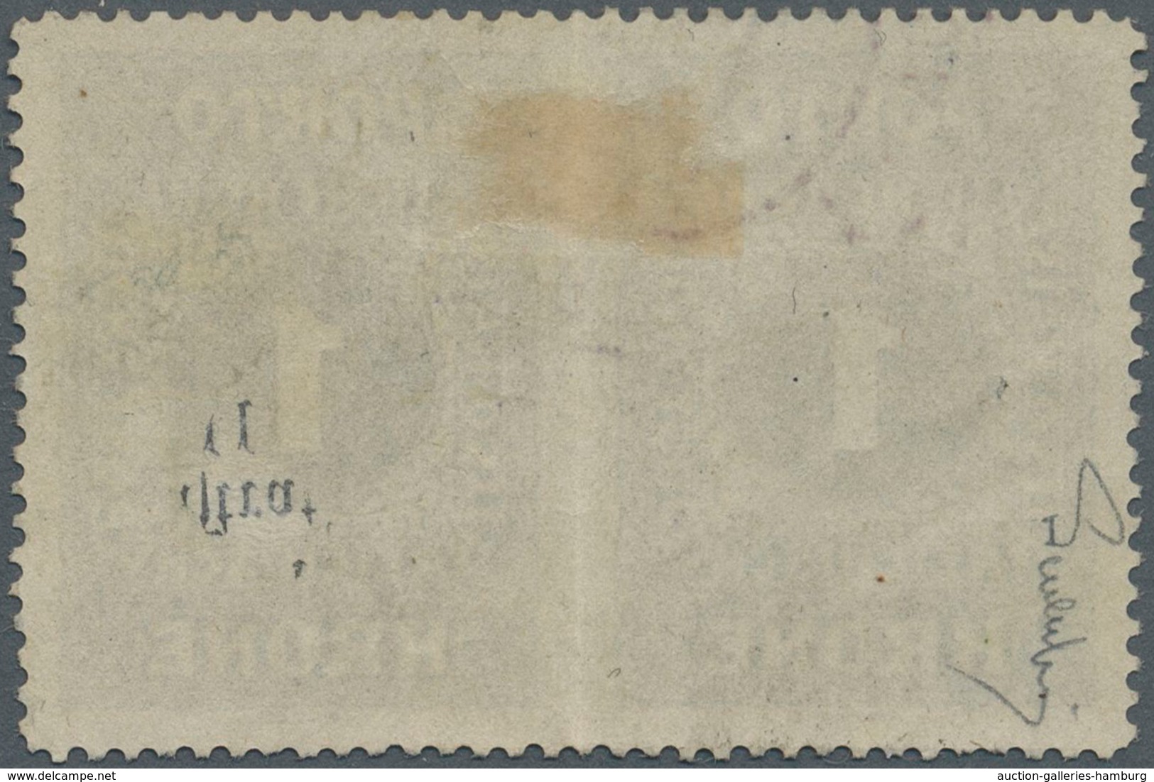 Österreich - Portomarken: 1916, 1 Kr. Blau, Waagerechtes Paar Mit Abart "MITTIG UNGEZÄHNT", Sauber G - Impuestos