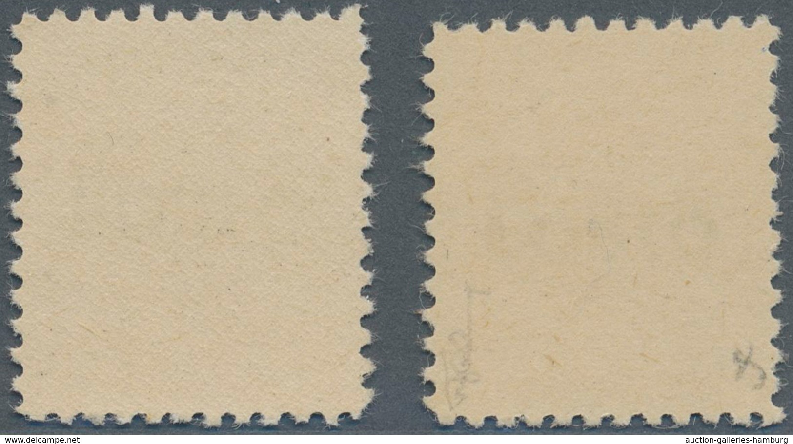 Österreich - Portomarken: 1946, Posthorn, 3 Gr. Orange Und 10 Gr. Grau Je Mit Kopfstehendem Aufdruck - Portomarken