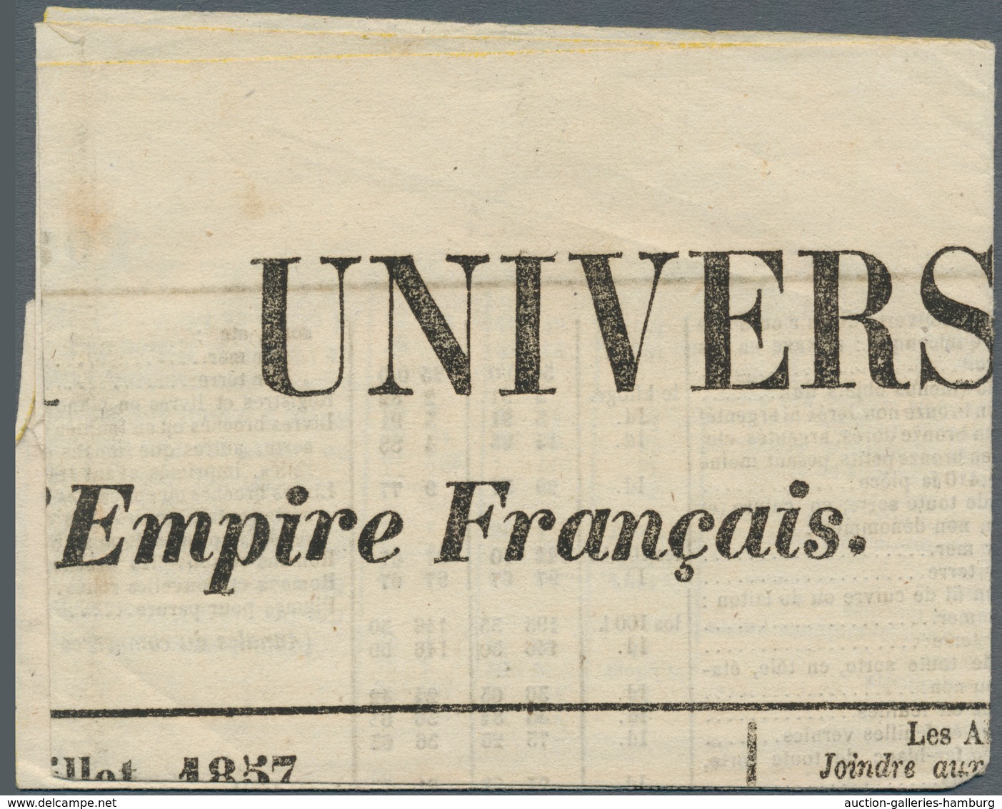 Österreich - Zeitungsstempelmarken: 1853, 2 Kreuzer Tiefgrün, Type I B, Links Oben Schmal-, Sonst Al - Dagbladen