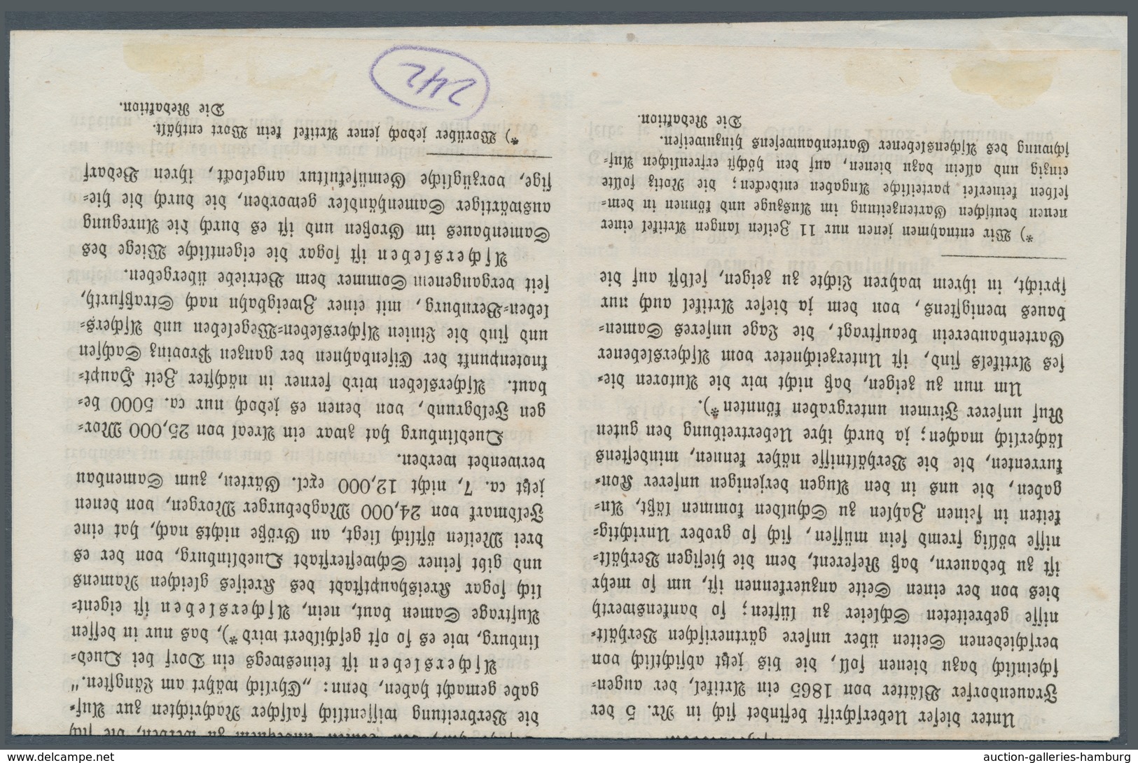 Österreich - Zeitungsstempelmarken: 1877, 2 Kreuzer Rötlichbraun, Type I A, Diagonal Von Rechts Oben - Journaux