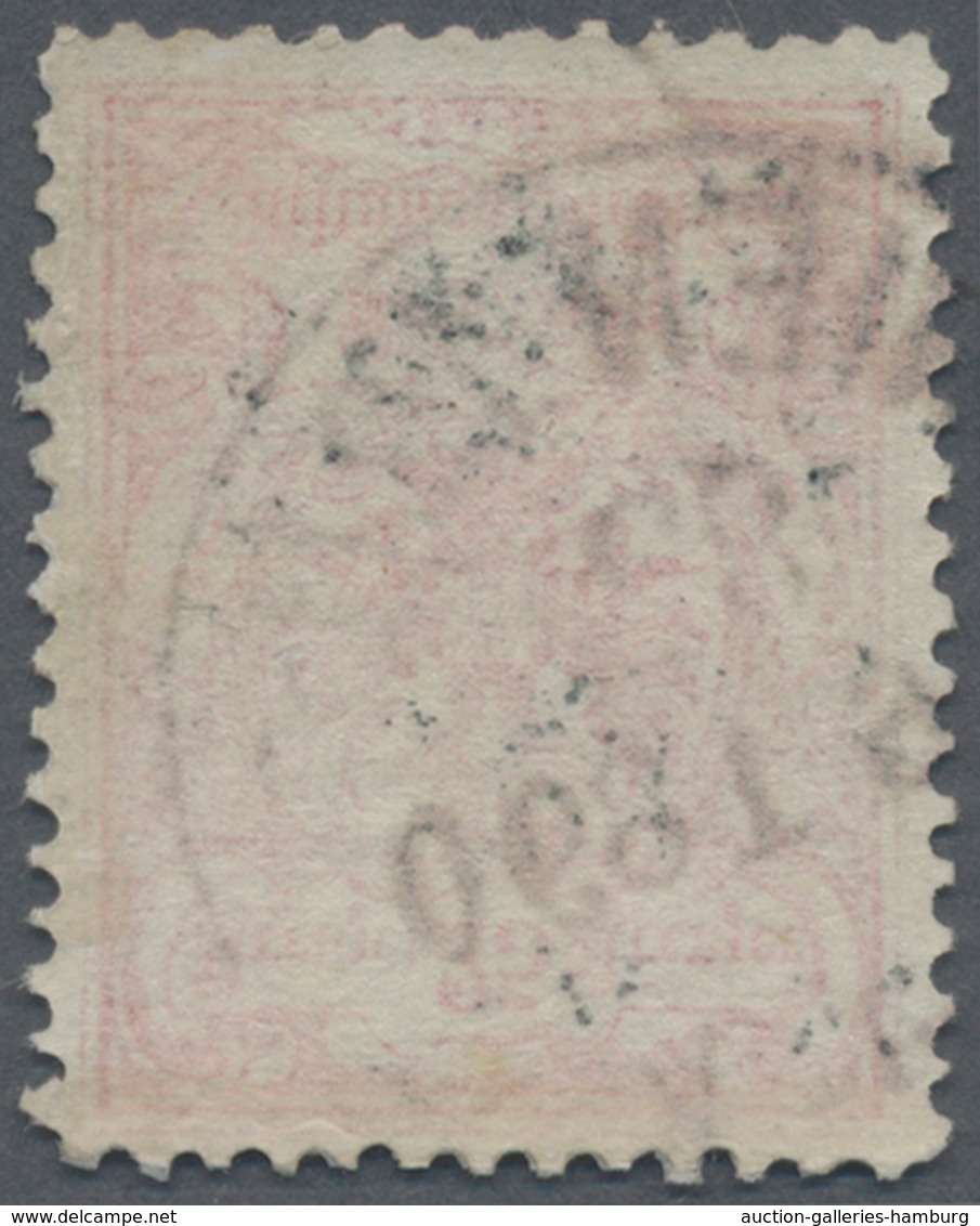 Österreich - Zeitungsstempelmarken: 1890, 25 Kr Rosarot, LZ 12 1/2, Entwertet Mit Poststempel WIEN 1 - Periódicos