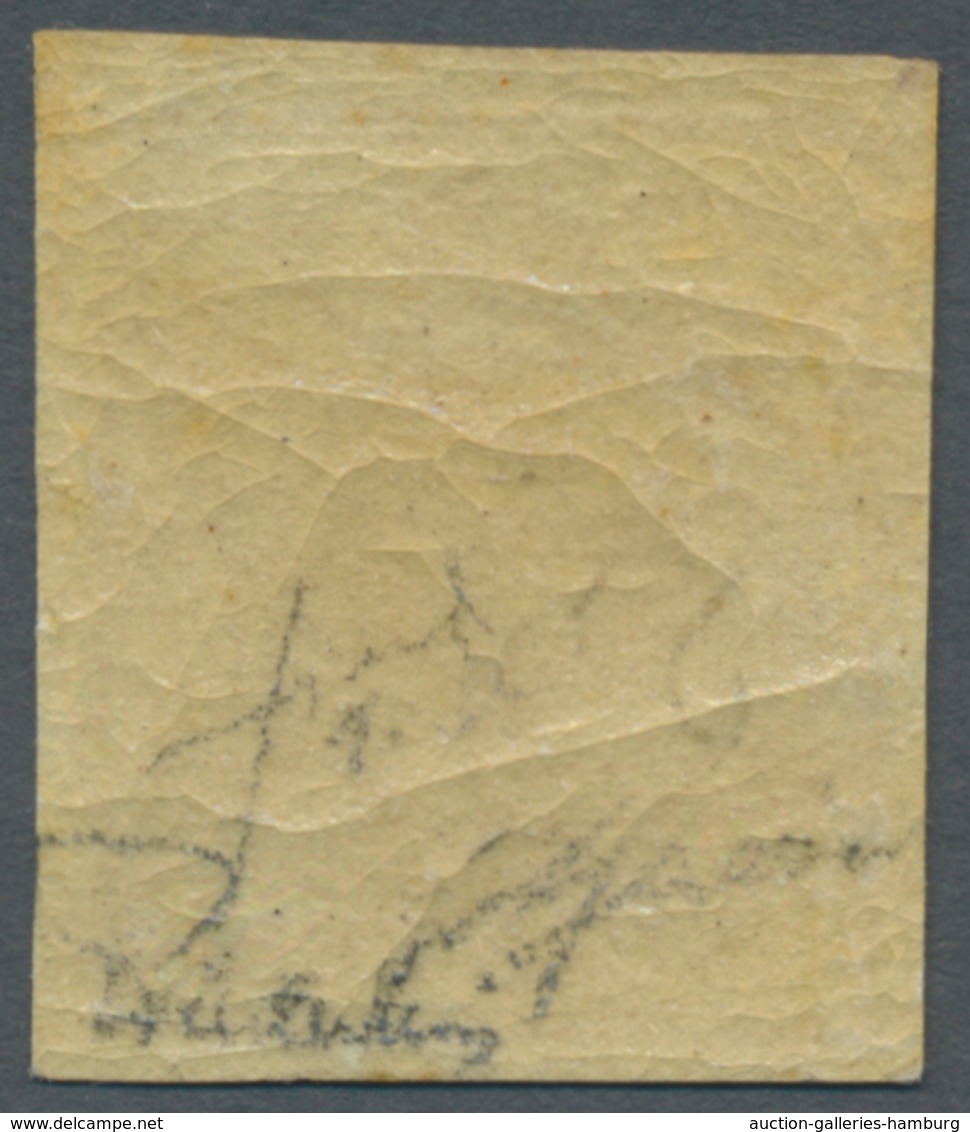 Österreich - Lombardei Und Venetien: 1850, 5 C Gelbocker, Postfrisches Ausnahme-Exemplar Mit Minimal - Lombardo-Venetien