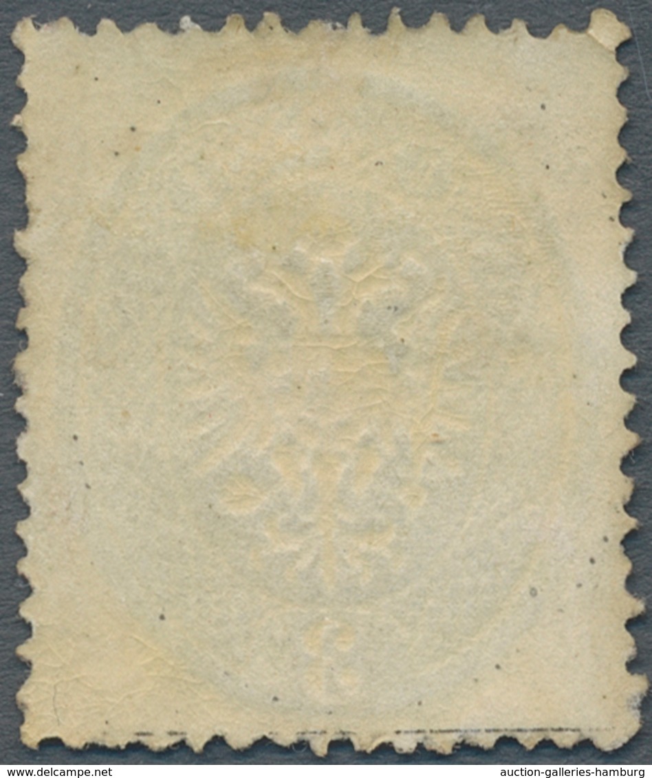 Österreich - Lombardei Und Venetien: 1863, 3 Soldi Grün, Farbfrisches Und Gut Gezähntes Exemplar, Un - Lombardo-Vénétie