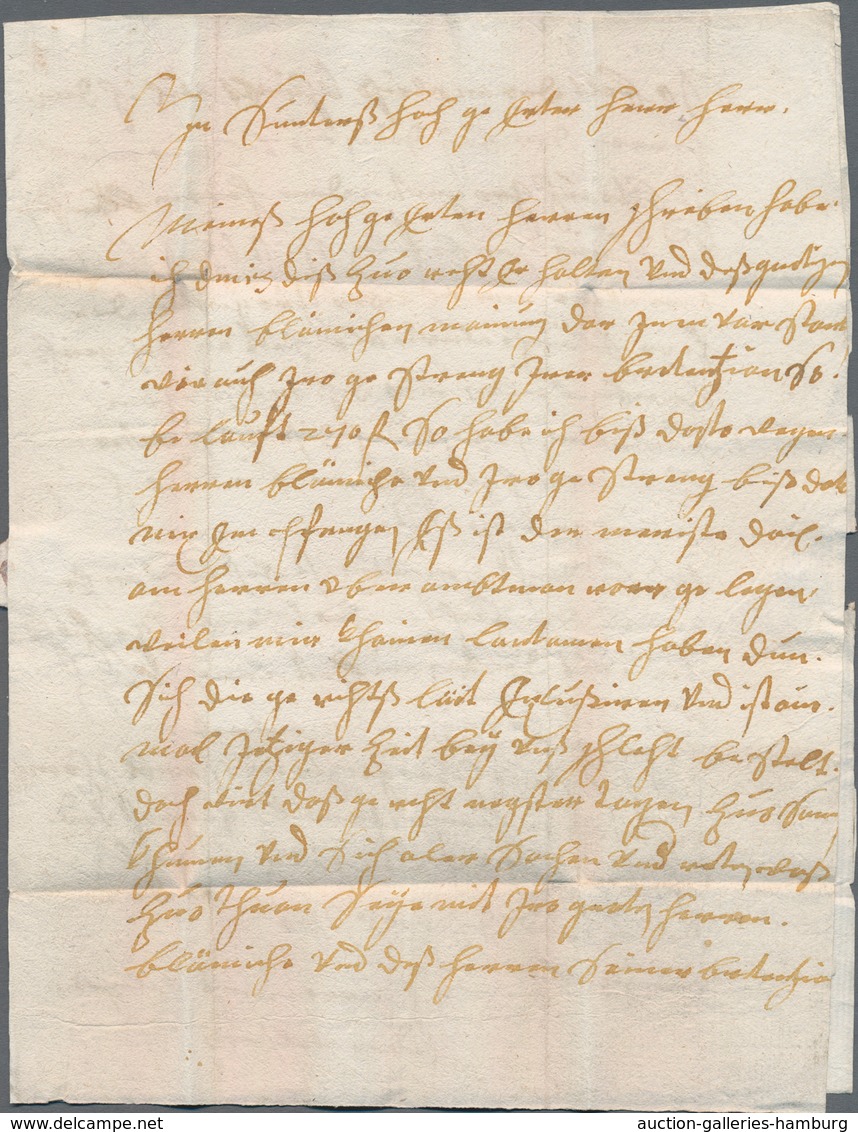 Österreich - Verwendung In Liechtenstein: 1708, Faltbrief Vom 13.12. Mit Komplettem Inhalt Von Peter - Other & Unclassified