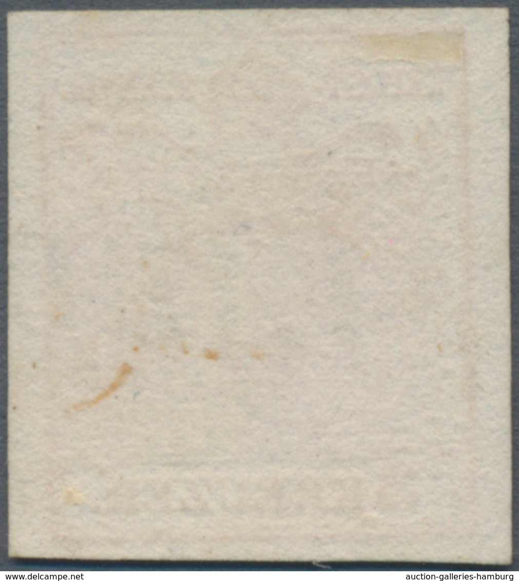 Österreich - Verwendung In Liechtenstein: 1850, 3 Kr. Rot Handpapier Mit L2 VADU(TZ), Kab.stück, Lt. - Other & Unclassified