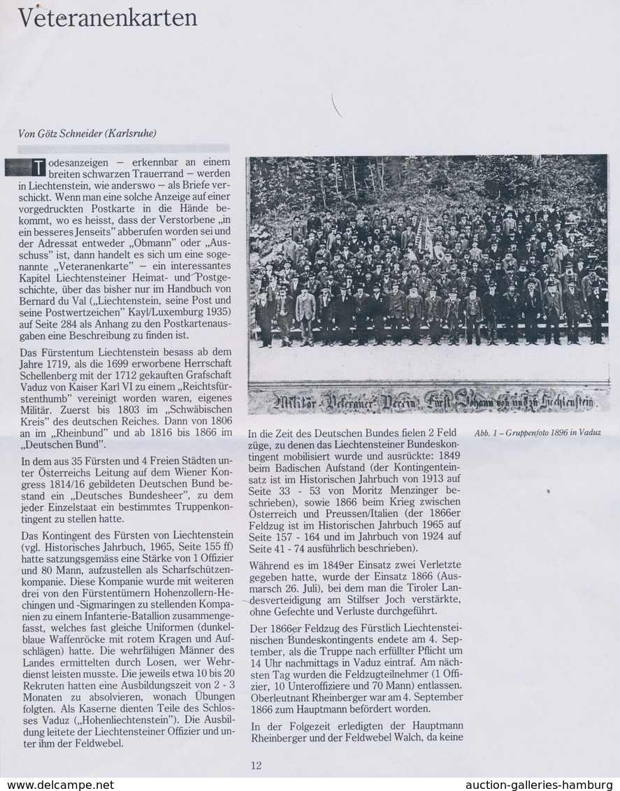 Österreich - Verwendung In Liechtenstein: 1904, 3 H. Kaiserkopf Gelbbraun Mit Lack Auf Todes-Anzeige - Autres & Non Classés