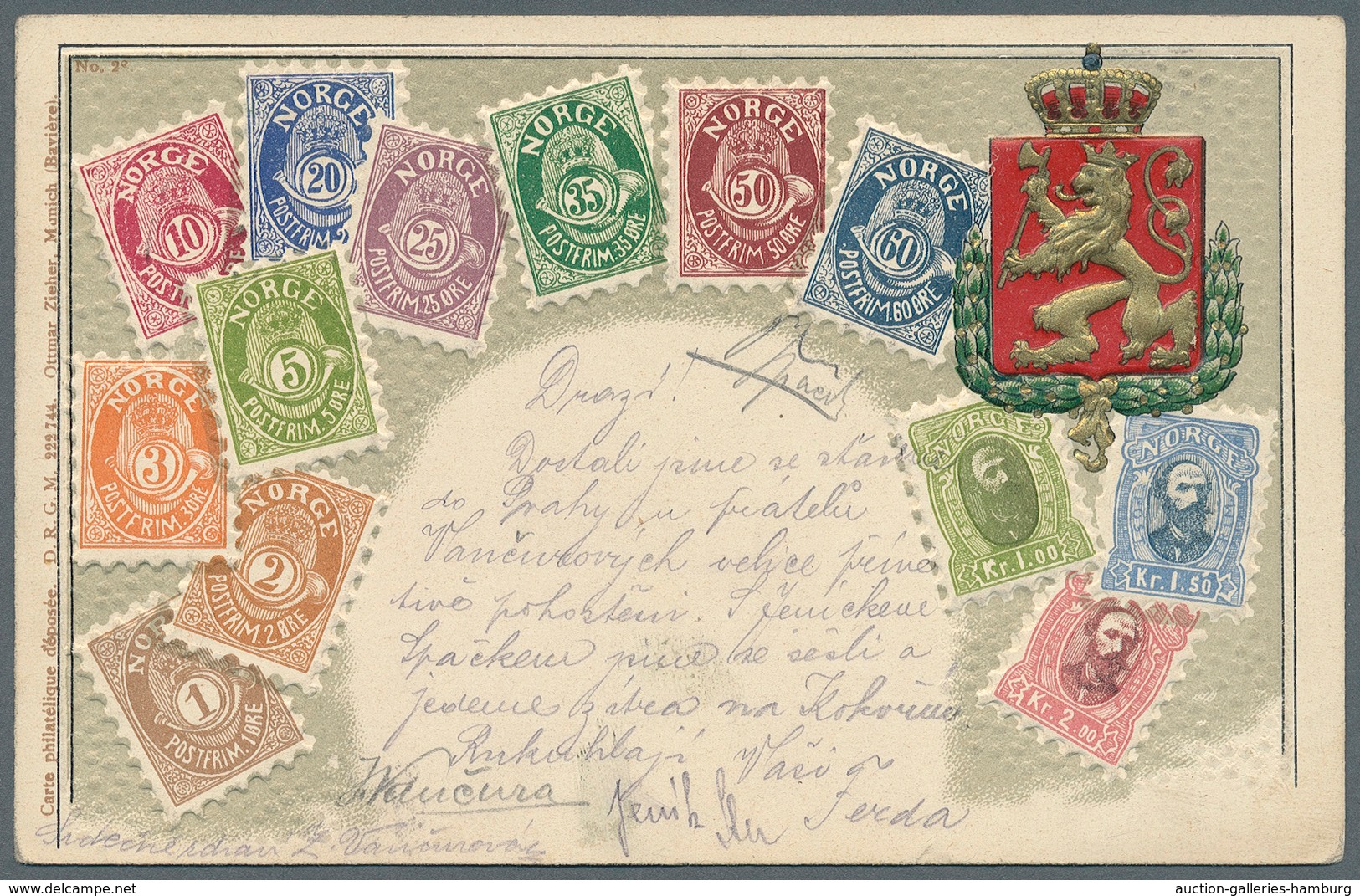 Österreich - Privatganzsachen: 1908 (15.7.), Prägedruck-Karte Mit Wertstempel 5 H. Grün Und Rs. Abbi - Autres & Non Classés