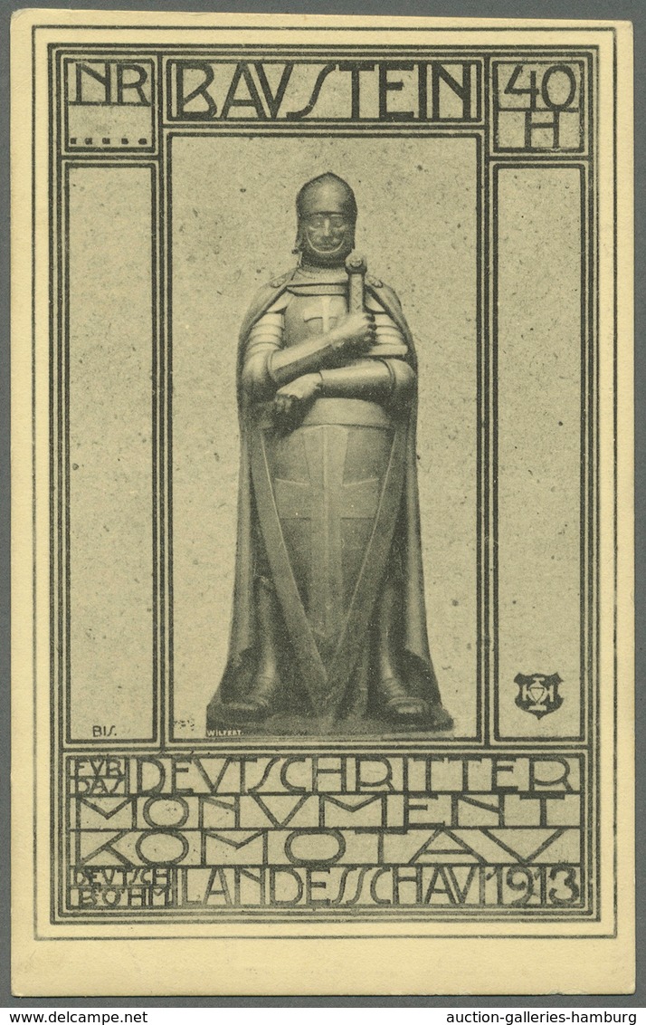 Österreich - Privatganzsachen: 1913 (31.8. Bzw. 8.9.), Zwei Offizielle Postkarten Zur Deutschböhmisc - Andere & Zonder Classificatie
