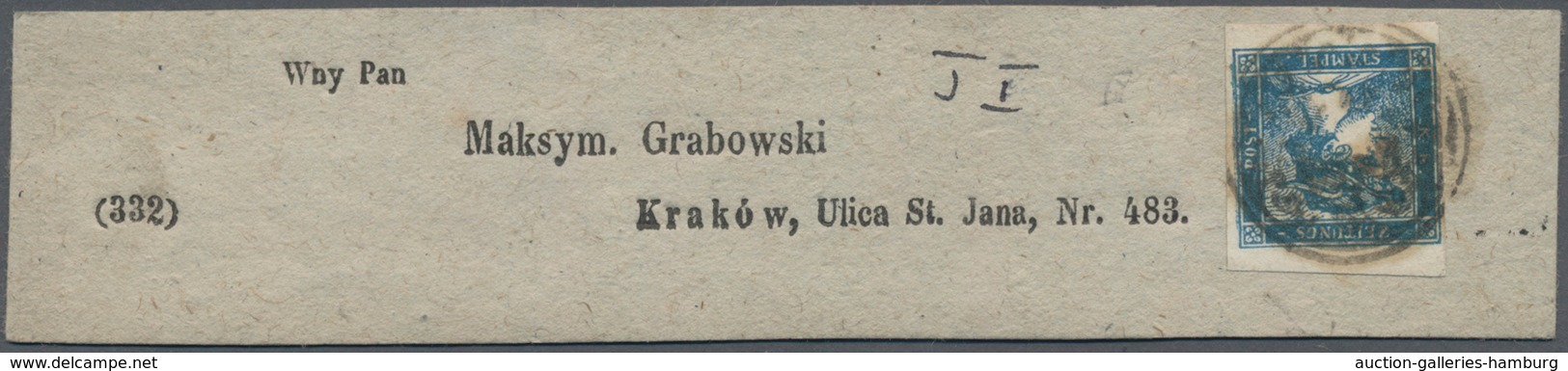 Österreich - Stempel: KRAKAU, Stummer Kreisstempel Mit Ornamenten (Müller 1367c, 2.100 Pkt) Vollfläc - Maschinenstempel (EMA)