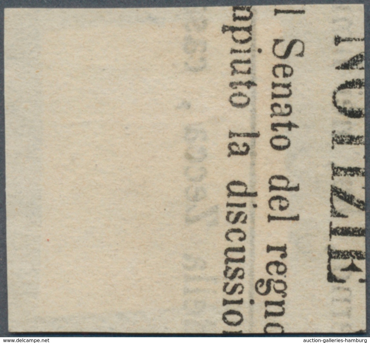 Österreich - Stempel: 1859, (1,05 Kr) Graulila Zeitungsmarke, Links Berührt, Sonst Gut Gerandetes Pr - Maschinenstempel (EMA)