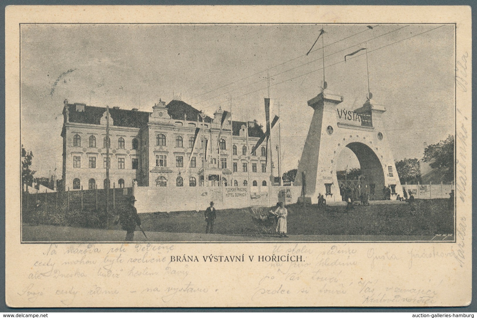 Österreich - Sonderstempel: HORITZ: 1903 (11. Und 12.8.), Zwei Verschied. Ausstellungskarten Mit S/w - Machines à Affranchir (EMA)