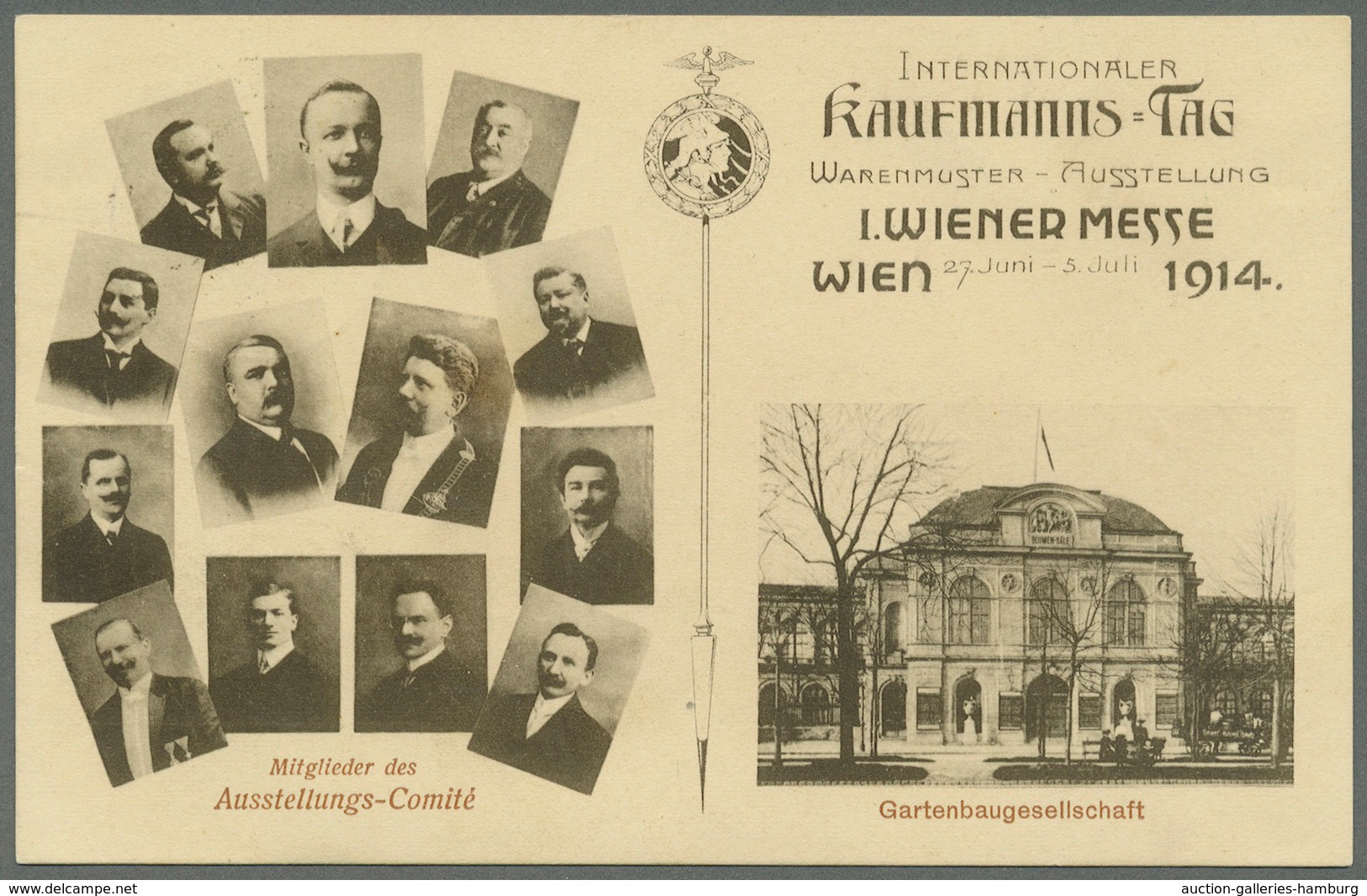 Österreich - Sonderstempel: 1914 (28.6.), Sonderkarte Zum Internationalen Kaufmanns-Tag Mit Abbildun - Machines à Affranchir (EMA)