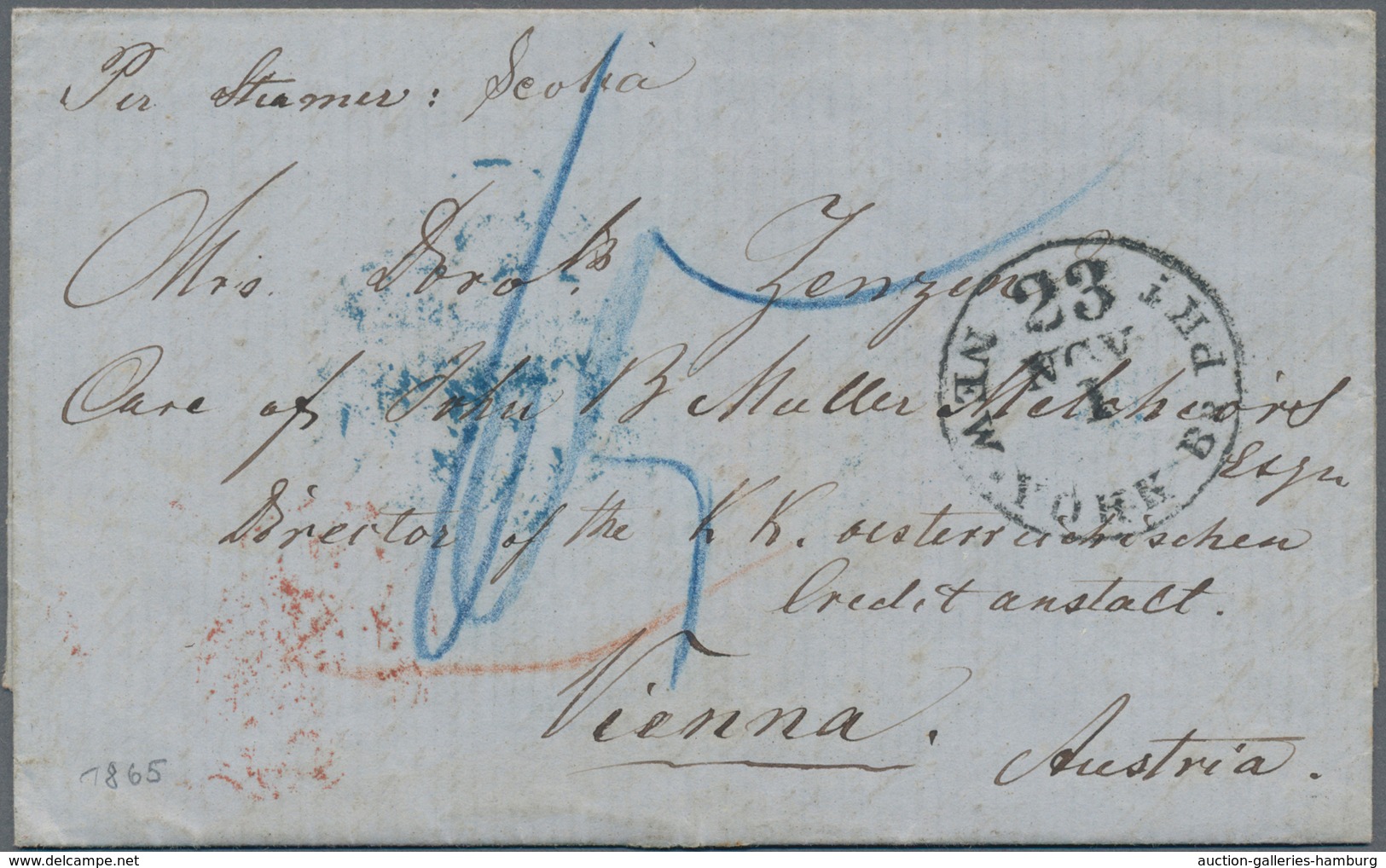 Österreich - Besonderheiten: 1865, 3-seitiger Brief Eines österreichischen Seesoldaten Auf Dem US-am - Sonstige & Ohne Zuordnung
