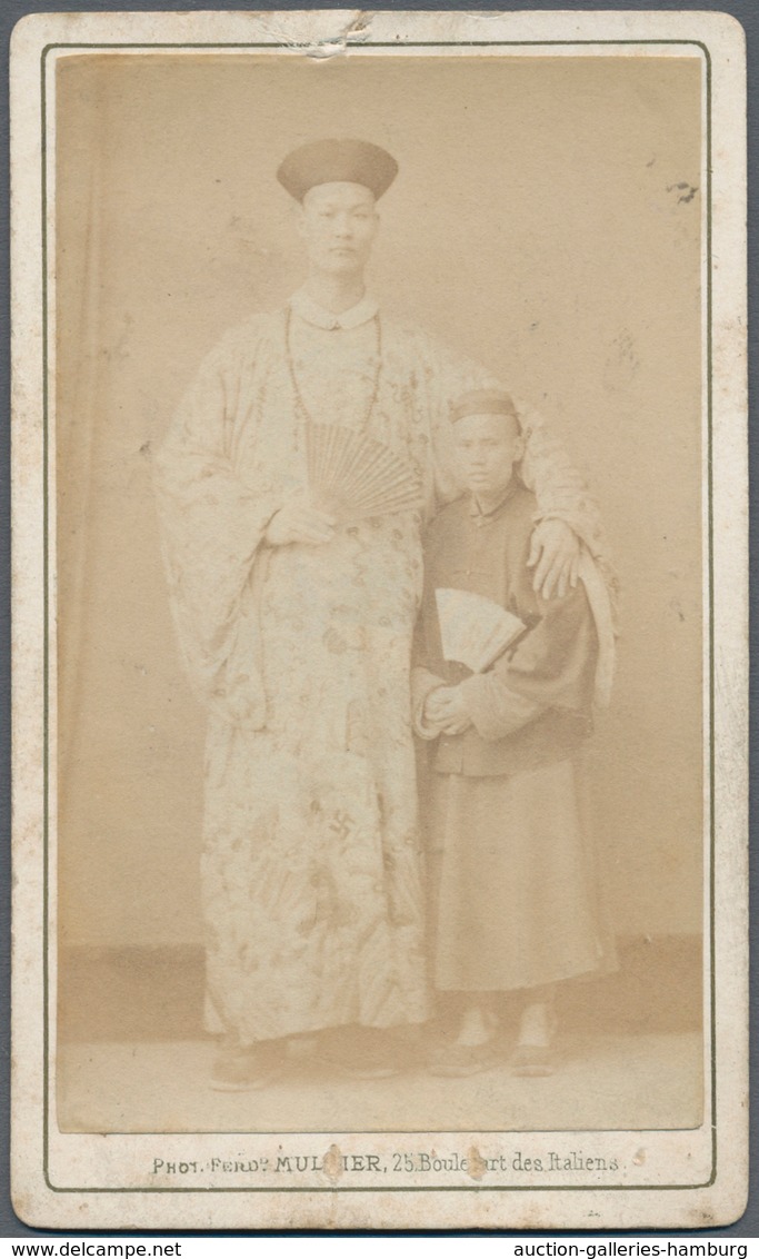 China - Besonderheiten: 1867: RARE EARLY CDV (carte De Visite) PHOTO Of "CHANG THE CHINESE GIANT" Ma - Otros & Sin Clasificación