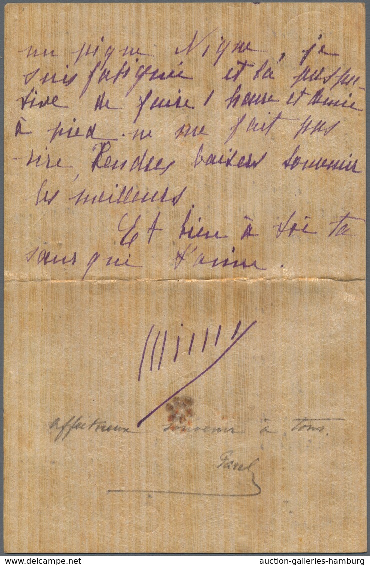 Hongkong: 1901,1902, Illustrated Letter With Content And Postcard To France Respectively To Scotland - Autres & Non Classés