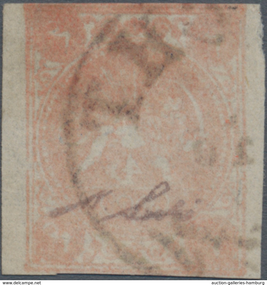 Iran: 1876, Lion Issue, 4ch. Vermilion, Type C, Thin Paper, Narrow Spacing, Fresh Colour, Postally U - Iran