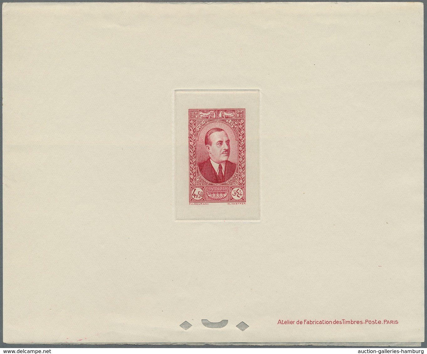 Libanon: 1937/1938, Definitives, 0.10pi., 0.50pi., 3pi., 4pi., 4.50pi., 10pi., 15pi., Seven Epreuve - Libanon