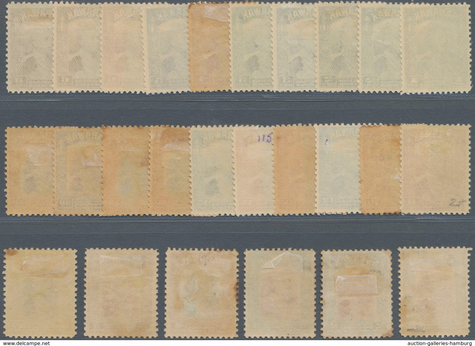 Malaiische Staaten - Sarawak: 1934, Sir Charles Vyner Brooke Complete Set Of 26, Mint Hinged Or With - Otros & Sin Clasificación