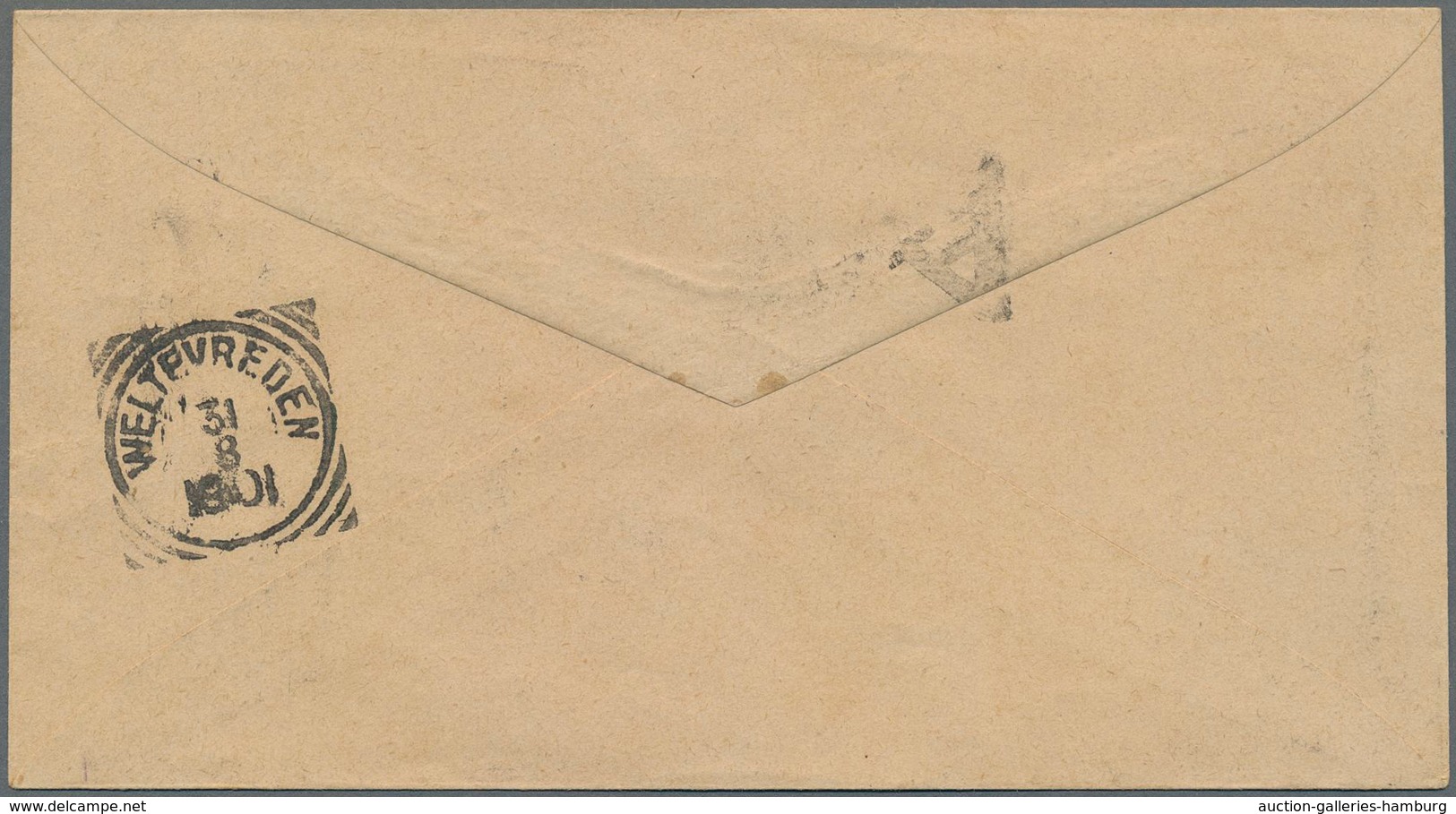 Niederländisch-Indien: 1899-1901, Three Postal Stationery Envelopes, With 1) Env. 15c. Olive Brown U - Niederländisch-Indien