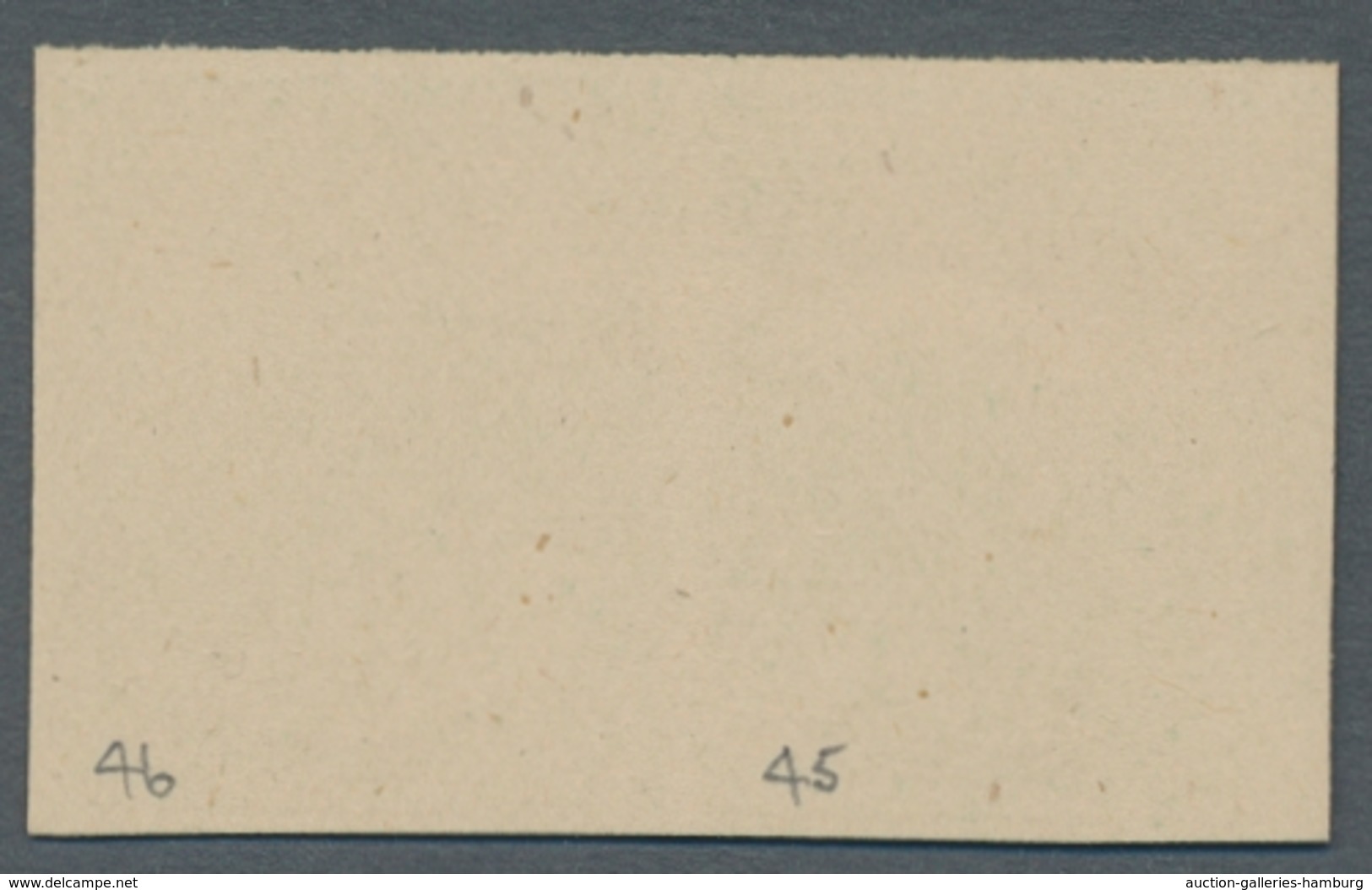 Südaustralien: 1899, Post Office Adelaite ½ Penny Black On Cardboard Paper, Proof Pair Mint No Gum I - Cartas & Documentos