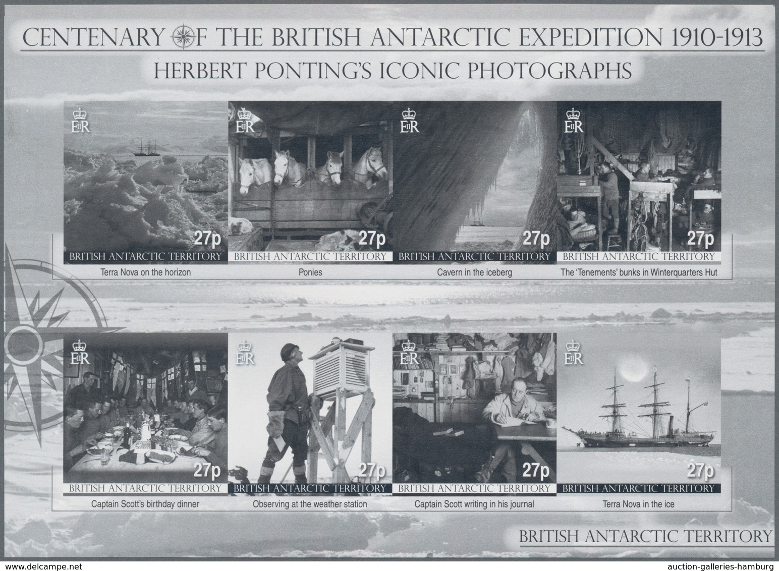 Britische Gebiete In Der Antarktis: 2010, Centenary Of The British Antarctic Expedition 1910-1913 Co - Ungebraucht