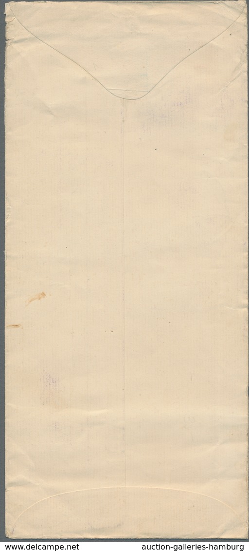 Neuguinea - N.W. Pacific Islands: 1923, Overprint Value 2 Pence Horizontal Pair On Fine Cover Posted - Papoea-Nieuw-Guinea