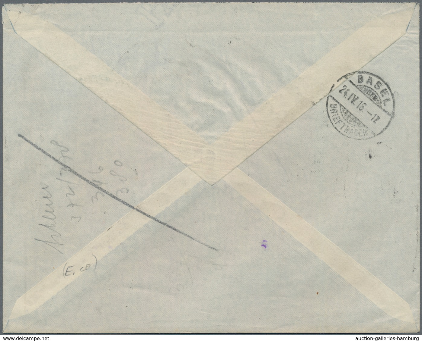 Ägypten: 1916-17, Two Illustrated Envelopes Sent Registered To Switzerland With WWI Censor Marks, I. - Otros & Sin Clasificación