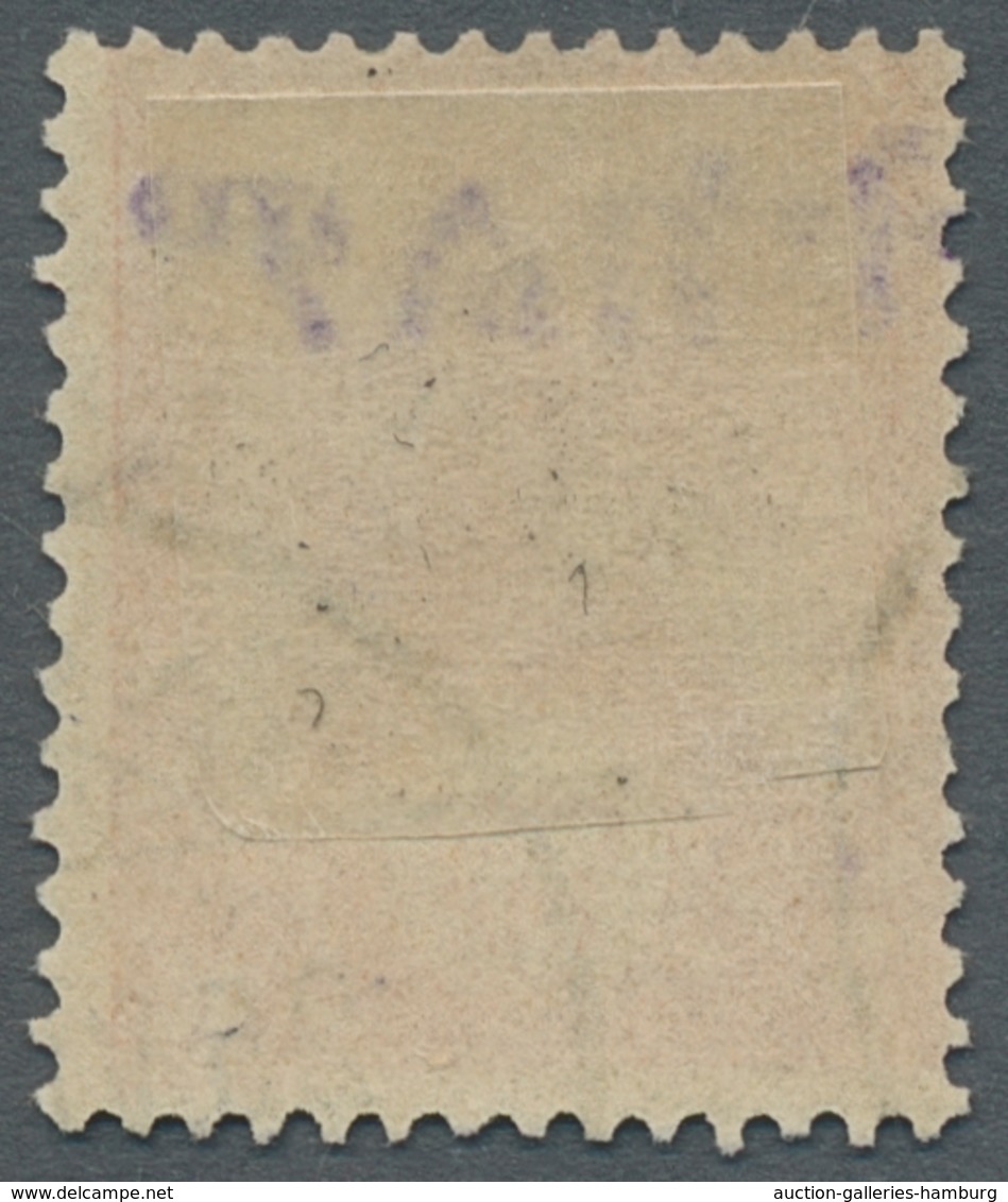 Äthiopien: 1903, "½ G. Malekathe Violet With Reverse Type Sequence", Used In Very Fine Condition, Ve - Ethiopia