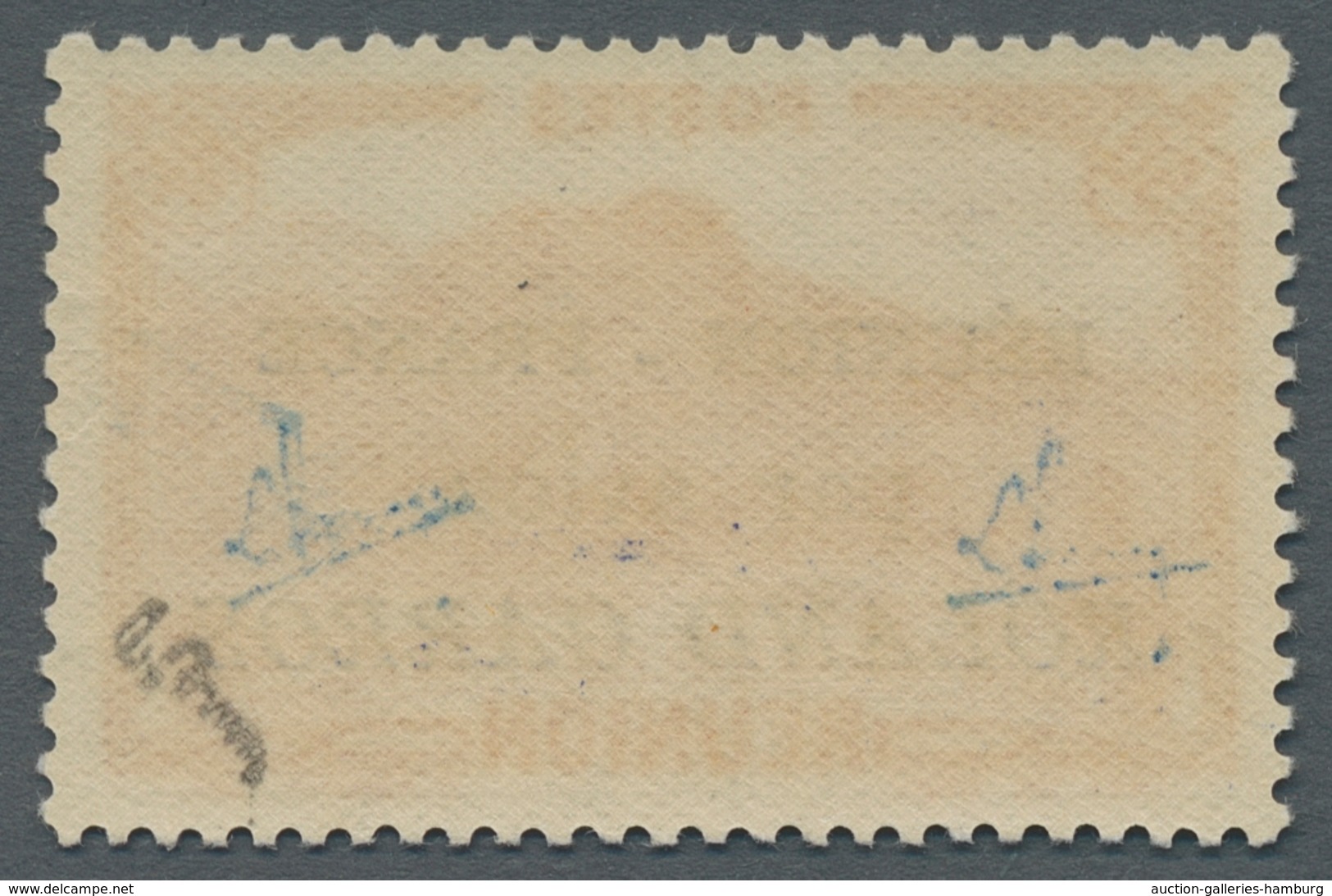 Reunion: 1937, Airmail Issue 50 Cent. Mint Never Hinged, Signed In Very Fine Condition. ÷ 1937, Flug - Sonstige & Ohne Zuordnung