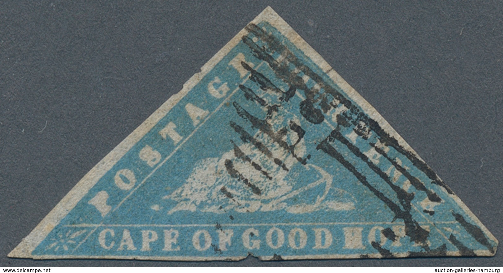 Kap Der Guten Hoffnung: 1861, WOODBLOCK, 4d. Milky Blue, Fesh Colour, Close To Full Margins With Som - Cabo De Buena Esperanza (1853-1904)