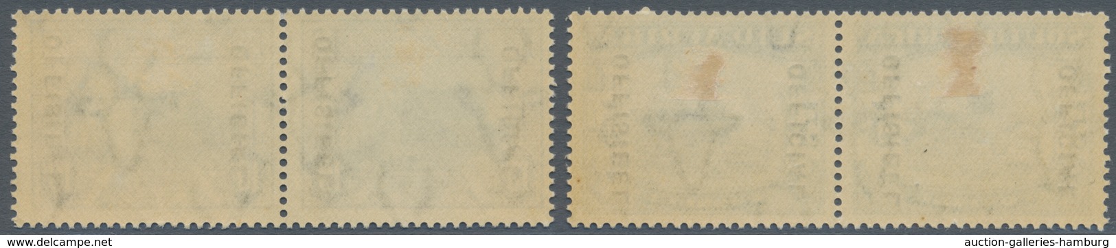 Südafrika - Dienstmarken: 1940, Pictorial Definitives Complete Set Of Two With 5s. Ox-wagon Outspann - Timbres De Service