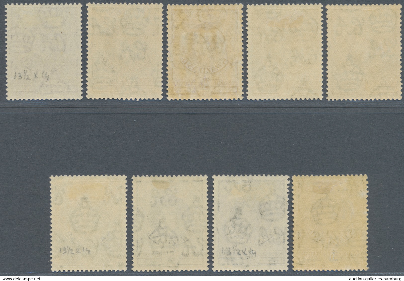 Swaziland: 1938/1954, KGVI Definitives Complete Set Of 11 And Additional Most Other Perforations/sha - Swasiland (...-1967)