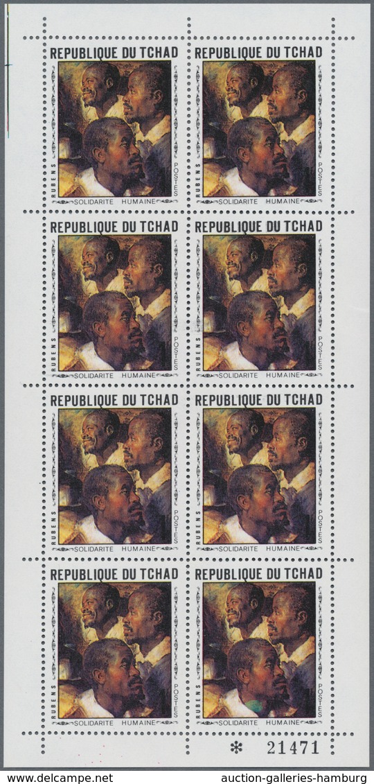 Tschad: 1977 Peter Paul Rubens 400th Birthday Two Sheets Per 8 Unused Never Hinged Original Gum - Chad (1960-...)