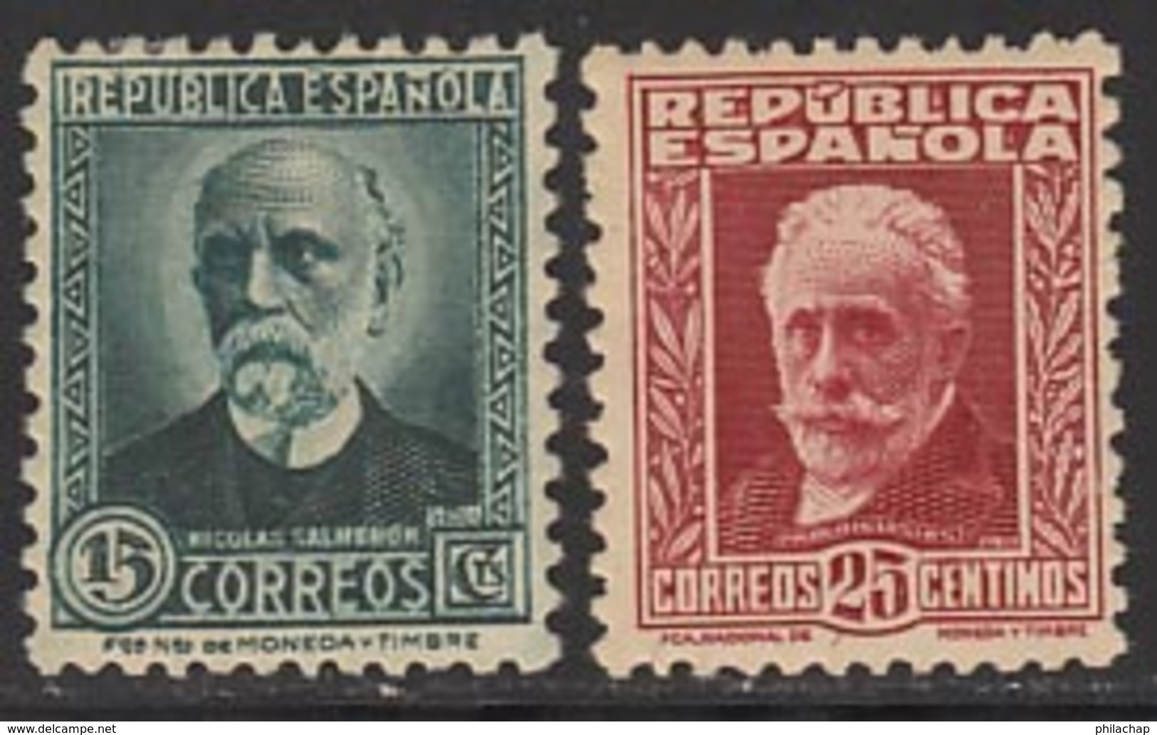 Espagne 1931 Yvert 501A - 503A * TB Charniere(s) - Nuevos