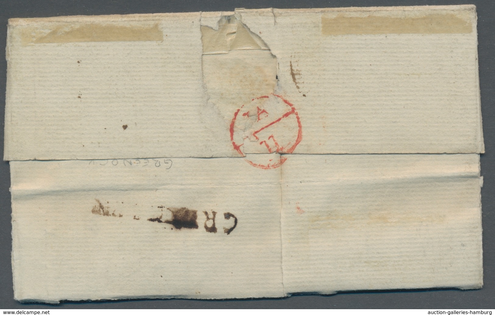 Neuschottland: 1787, Pre-philatelic Overseas Letter From Halifax, Nova Scotia To Edinburgh, Scotland - Briefe U. Dokumente