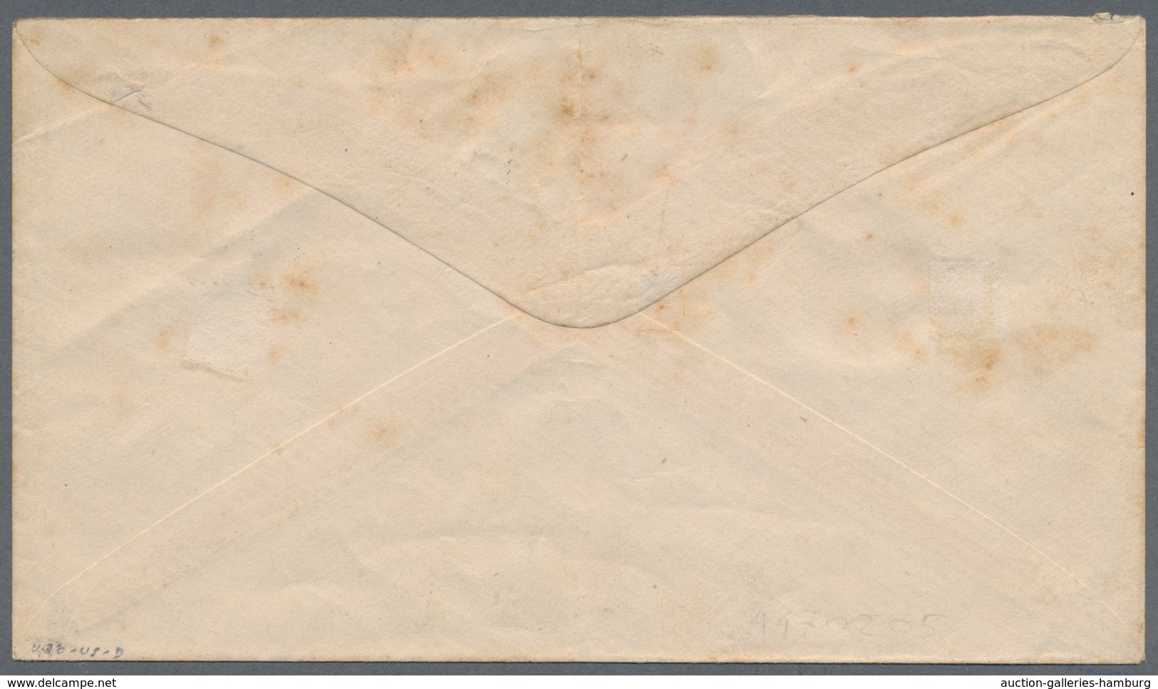 Honduras: 1890, 10 C Orange Seebeck (round Left Upper Corner, Few Stains) Tied On Illustrated Envelo - Honduras