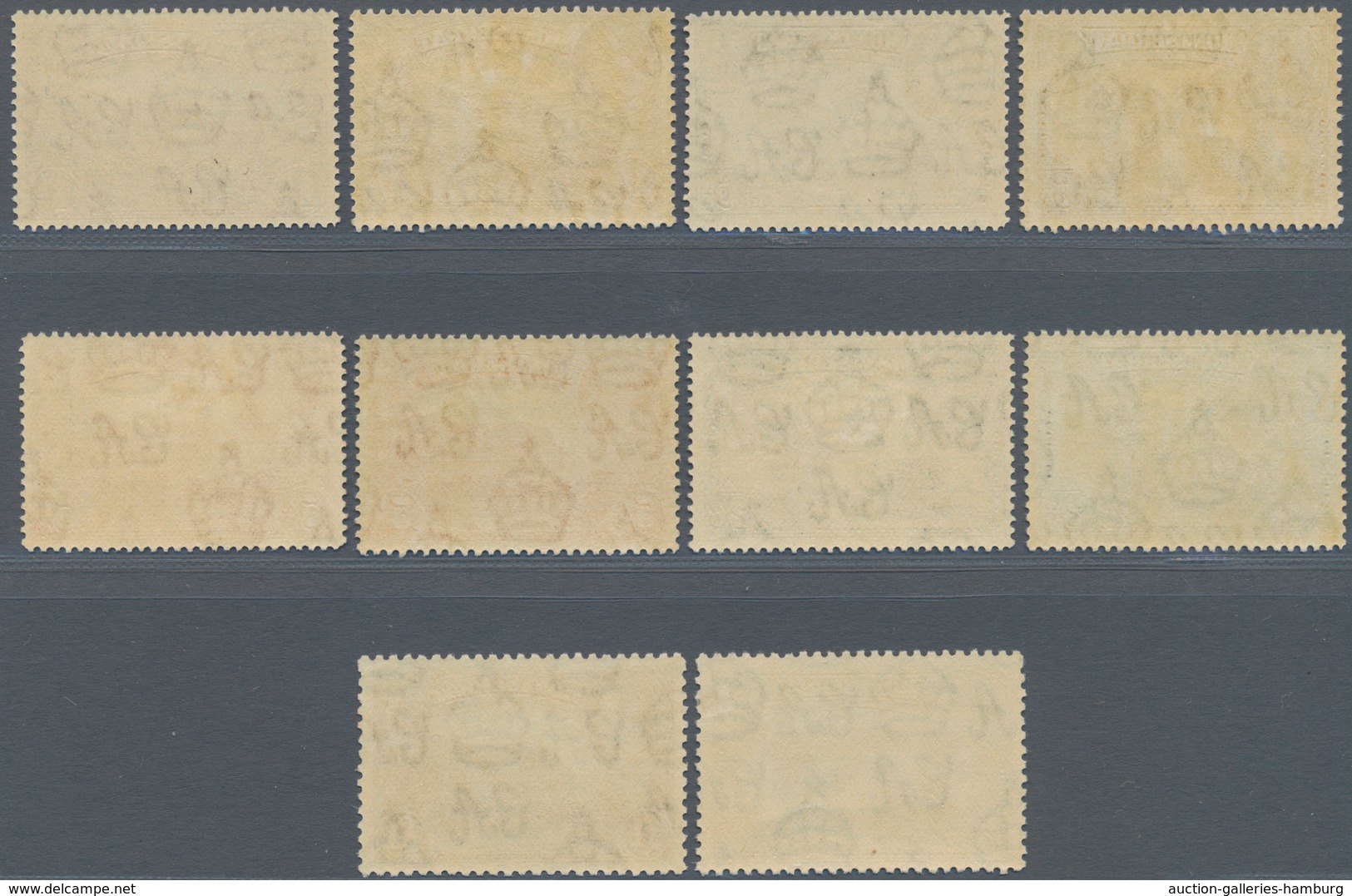 Montserrat: 1938/1949, KGVI Pictorial Definitives Complete Set Of 12 And Additional Different Perfor - Otros & Sin Clasificación