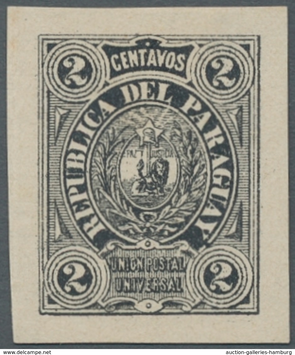 Paraguay: 1884-86, Third "lion" Issue, Specialised Collection On Album Pages Comprising Full Sheets - Paraguay